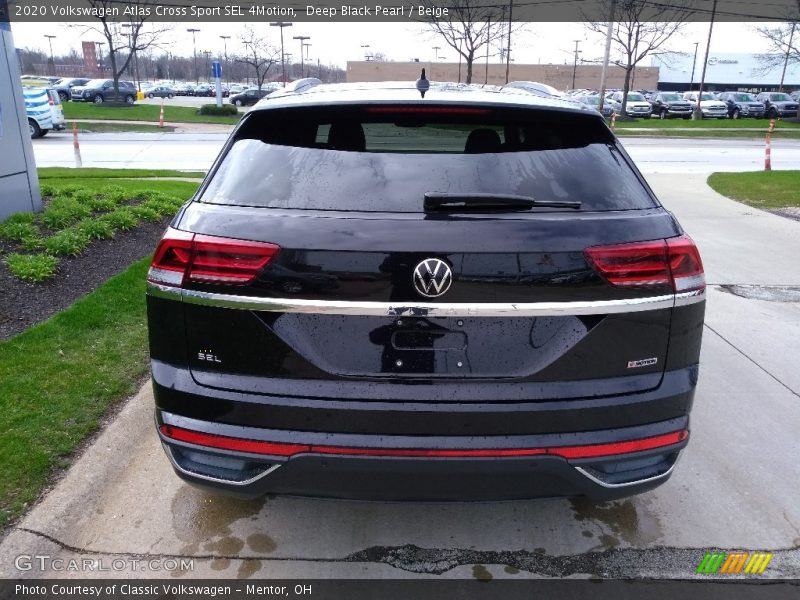Deep Black Pearl / Beige 2020 Volkswagen Atlas Cross Sport SEL 4Motion