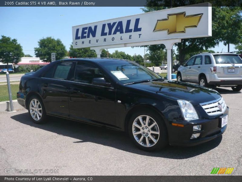 Black Raven / Ebony 2005 Cadillac STS 4 V8 AWD