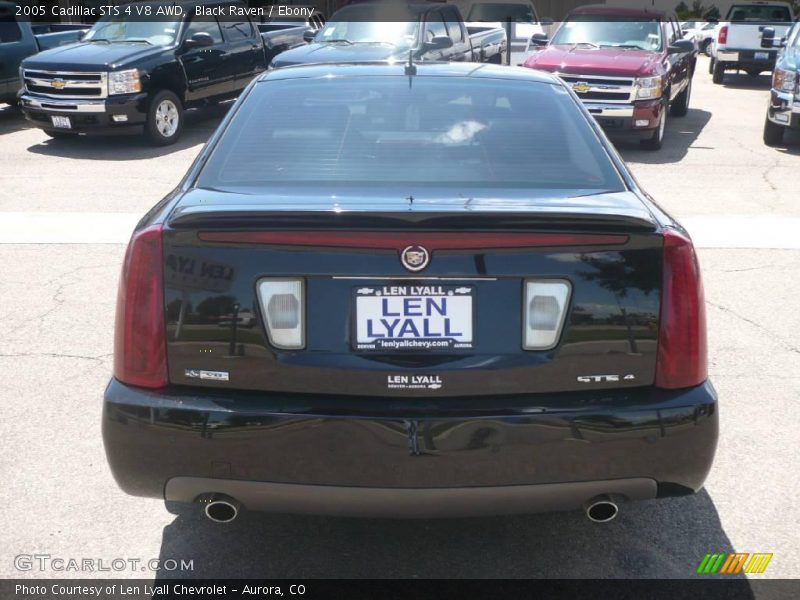 Black Raven / Ebony 2005 Cadillac STS 4 V8 AWD
