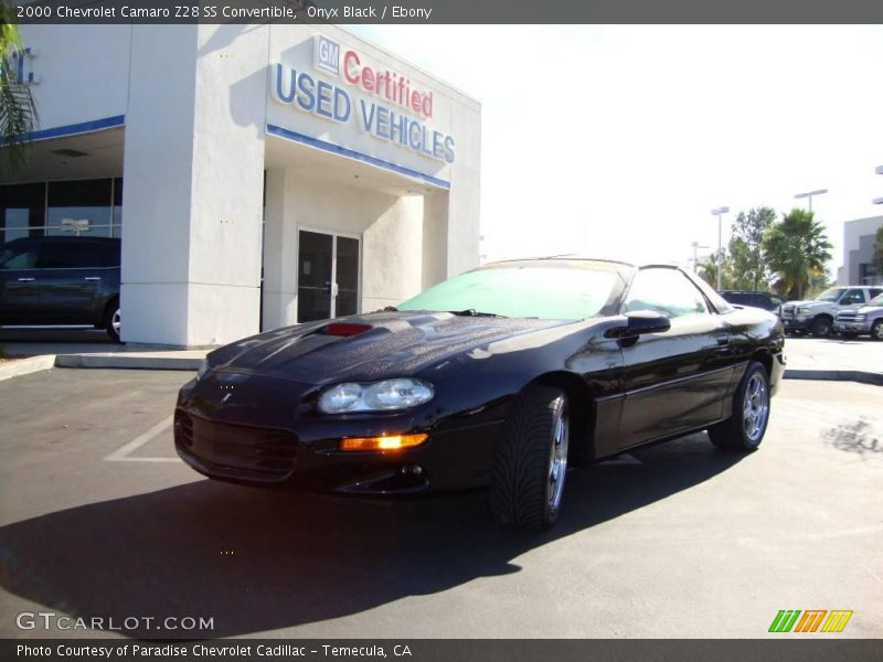 Onyx Black / Ebony 2000 Chevrolet Camaro Z28 SS Convertible