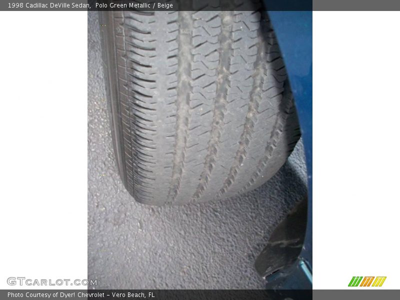 Polo Green Metallic / Beige 1998 Cadillac DeVille Sedan
