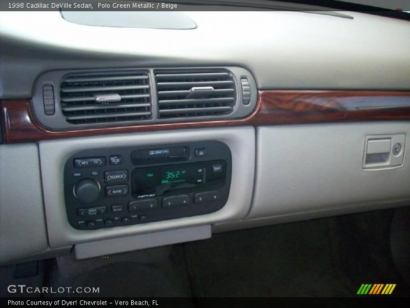 Polo Green Metallic / Beige 1998 Cadillac DeVille Sedan
