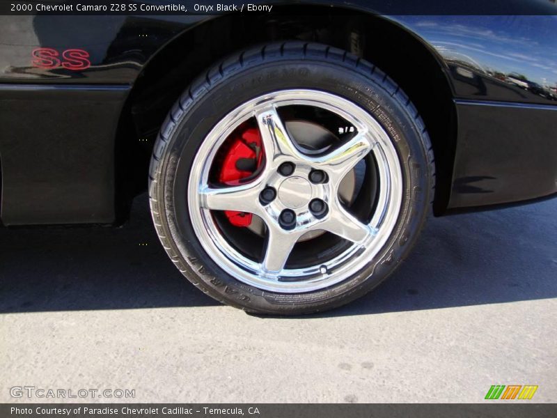 Onyx Black / Ebony 2000 Chevrolet Camaro Z28 SS Convertible