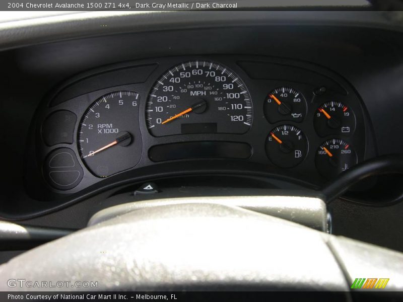 Dark Gray Metallic / Dark Charcoal 2004 Chevrolet Avalanche 1500 Z71 4x4