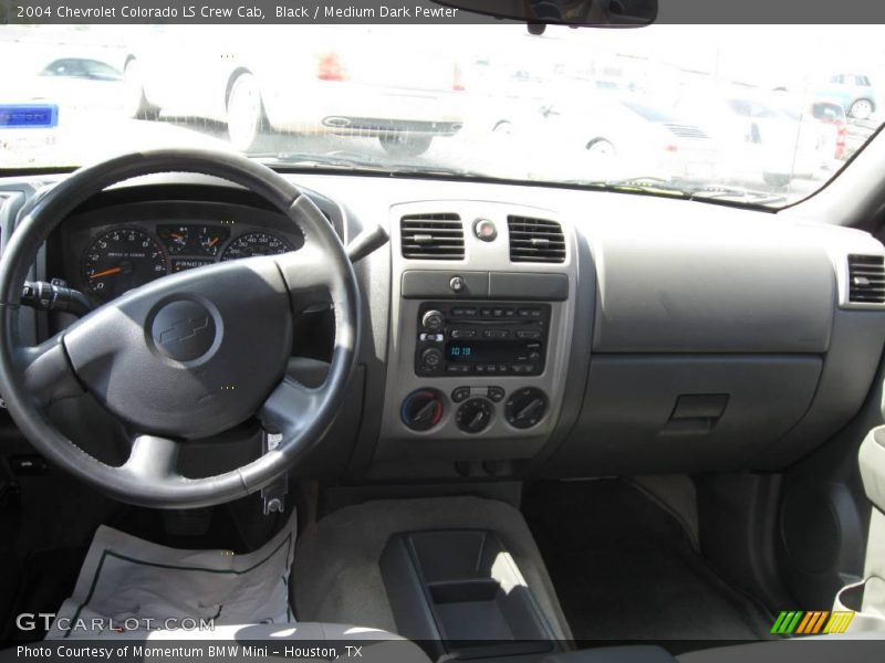 Black / Medium Dark Pewter 2004 Chevrolet Colorado LS Crew Cab