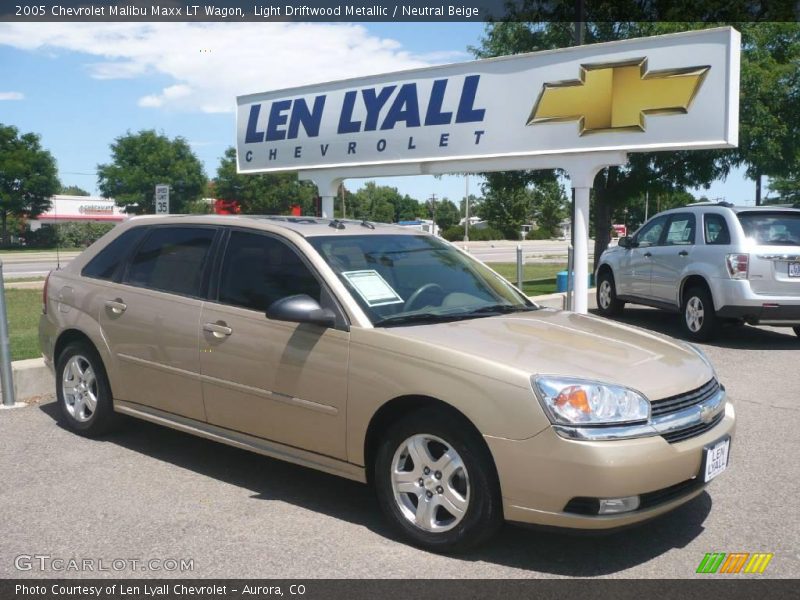 Light Driftwood Metallic / Neutral Beige 2005 Chevrolet Malibu Maxx LT Wagon