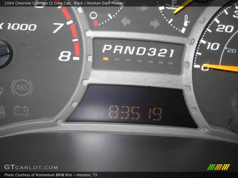 Black / Medium Dark Pewter 2004 Chevrolet Colorado LS Crew Cab