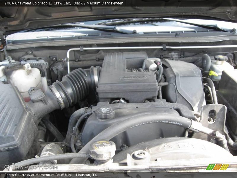 Black / Medium Dark Pewter 2004 Chevrolet Colorado LS Crew Cab