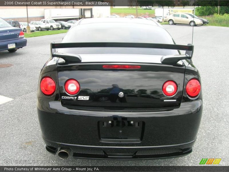 Black / Ebony 2006 Chevrolet Cobalt SS Supercharged Coupe