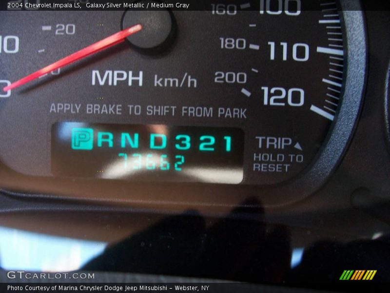 Galaxy Silver Metallic / Medium Gray 2004 Chevrolet Impala LS