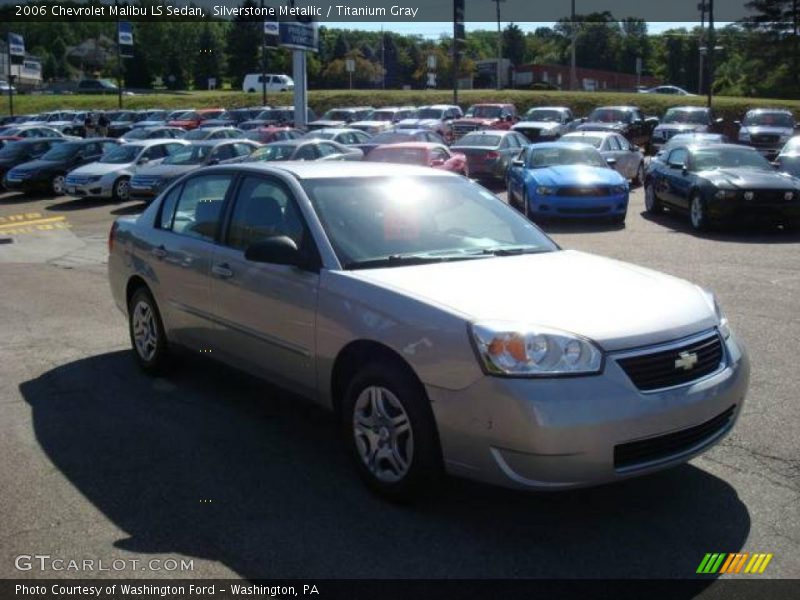 Silverstone Metallic / Titanium Gray 2006 Chevrolet Malibu LS Sedan