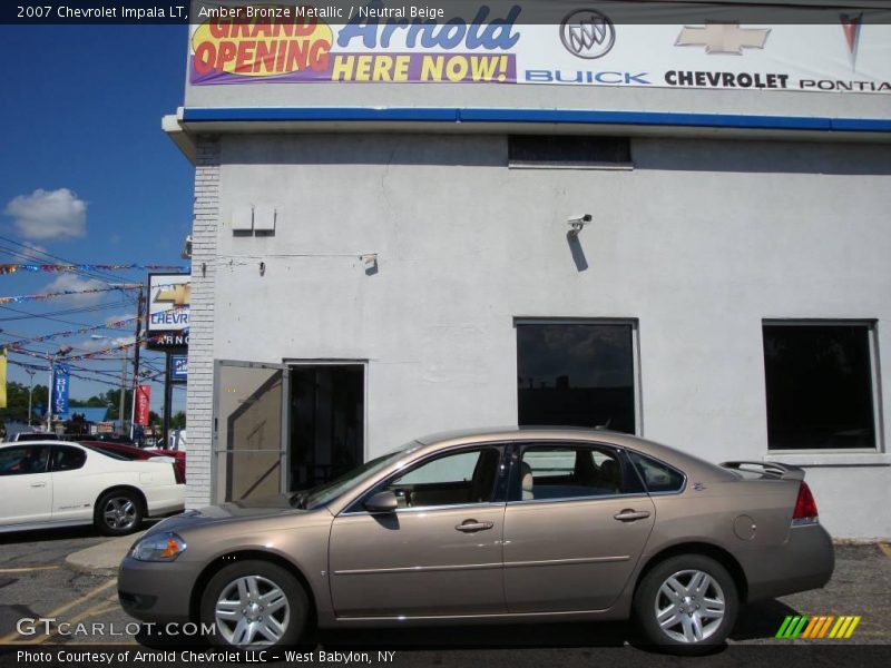 Amber Bronze Metallic / Neutral Beige 2007 Chevrolet Impala LT