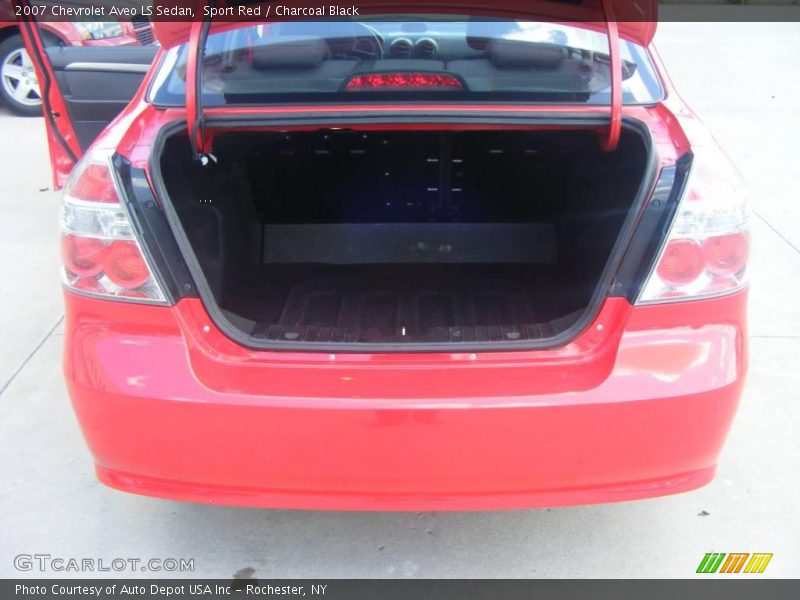 Sport Red / Charcoal Black 2007 Chevrolet Aveo LS Sedan