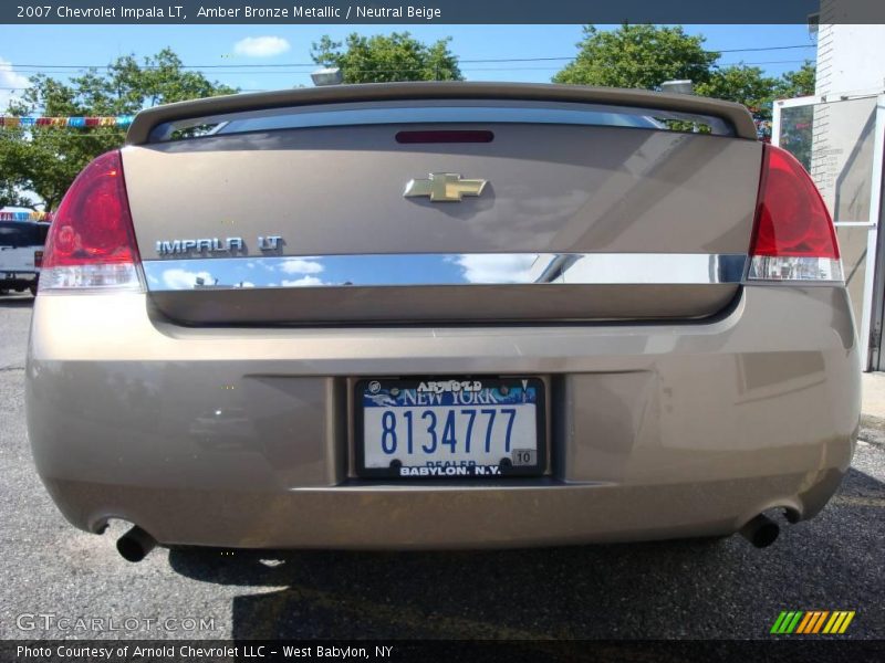 Amber Bronze Metallic / Neutral Beige 2007 Chevrolet Impala LT