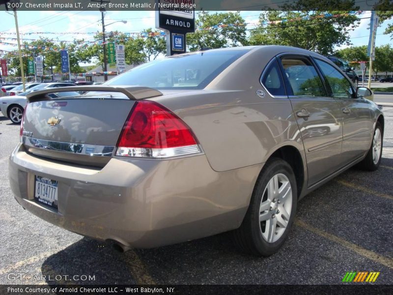 Amber Bronze Metallic / Neutral Beige 2007 Chevrolet Impala LT