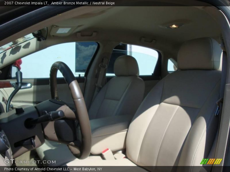 Amber Bronze Metallic / Neutral Beige 2007 Chevrolet Impala LT