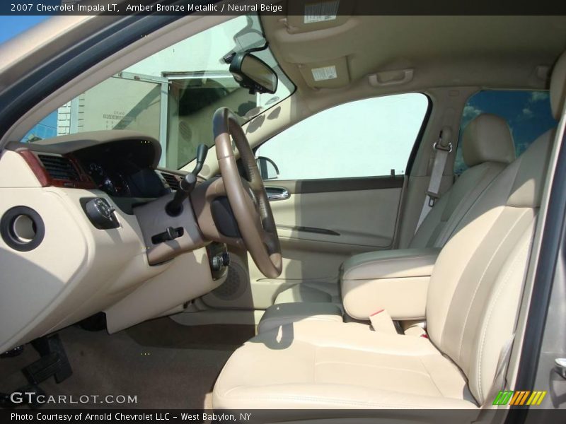 Amber Bronze Metallic / Neutral Beige 2007 Chevrolet Impala LT