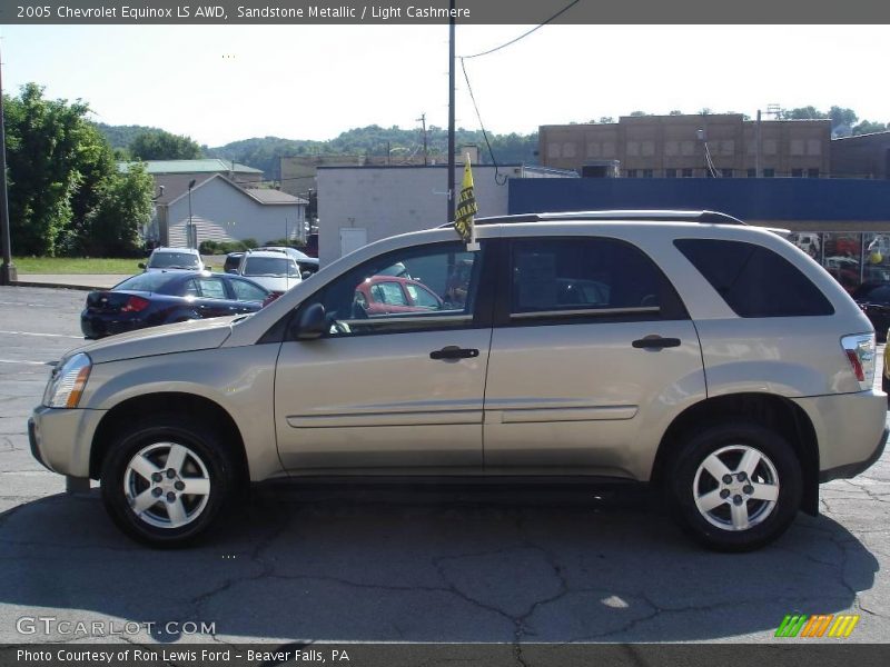 Sandstone Metallic / Light Cashmere 2005 Chevrolet Equinox LS AWD