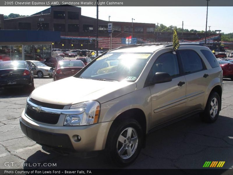 Sandstone Metallic / Light Cashmere 2005 Chevrolet Equinox LS AWD