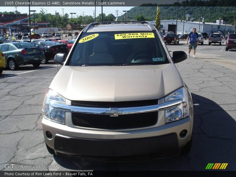 Sandstone Metallic / Light Cashmere 2005 Chevrolet Equinox LS AWD