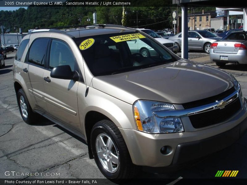 Sandstone Metallic / Light Cashmere 2005 Chevrolet Equinox LS AWD
