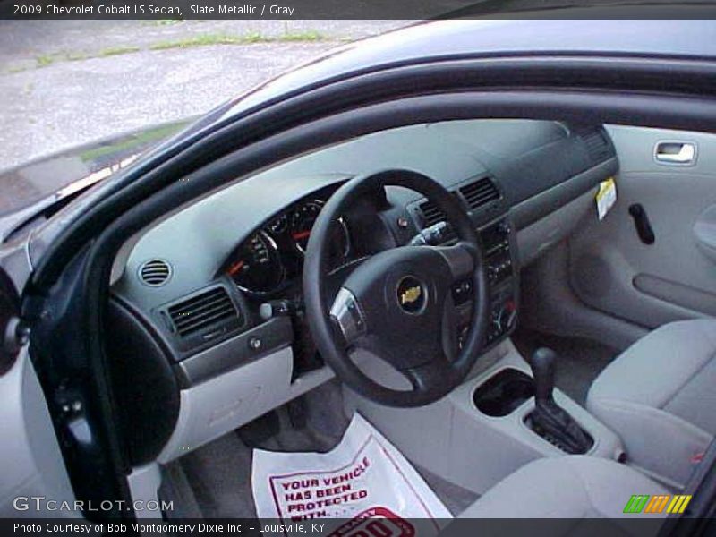 Slate Metallic / Gray 2009 Chevrolet Cobalt LS Sedan