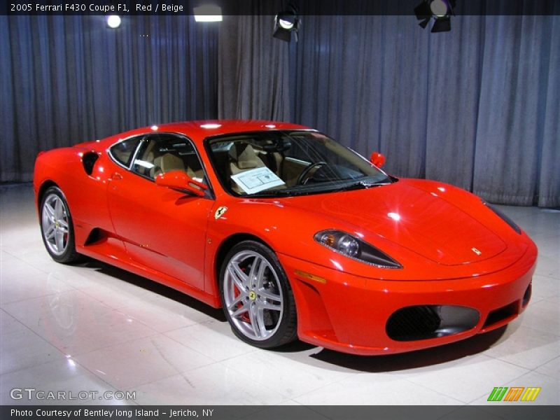 Red / Beige 2005 Ferrari F430 Coupe F1