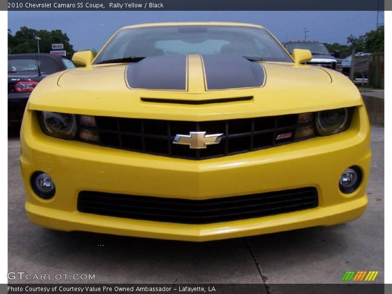 Rally Yellow / Black 2010 Chevrolet Camaro SS Coupe