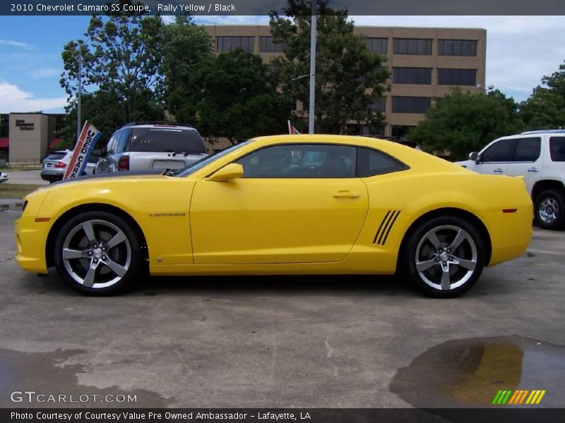 Rally Yellow / Black 2010 Chevrolet Camaro SS Coupe