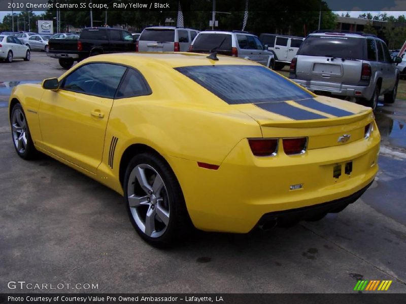 Rally Yellow / Black 2010 Chevrolet Camaro SS Coupe