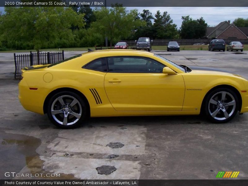 Rally Yellow / Black 2010 Chevrolet Camaro SS Coupe