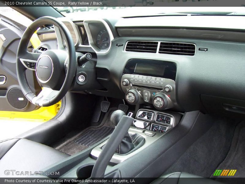 Rally Yellow / Black 2010 Chevrolet Camaro SS Coupe