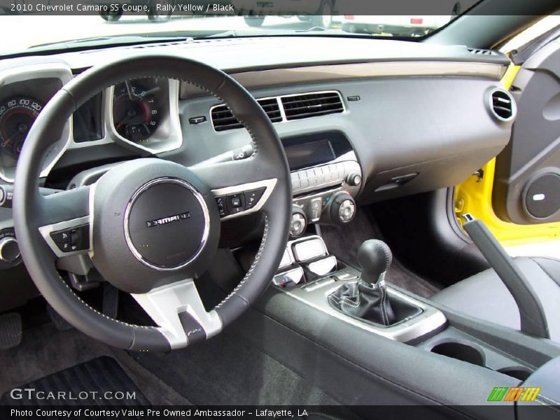 Rally Yellow / Black 2010 Chevrolet Camaro SS Coupe