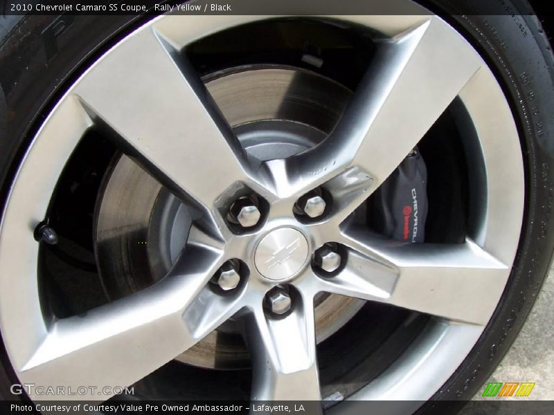 Rally Yellow / Black 2010 Chevrolet Camaro SS Coupe