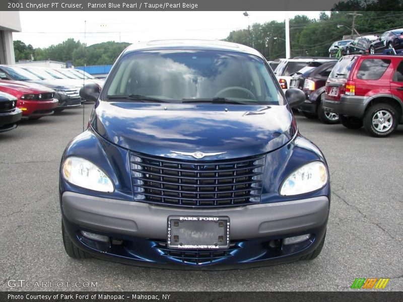 Patriot Blue Pearl / Taupe/Pearl Beige 2001 Chrysler PT Cruiser