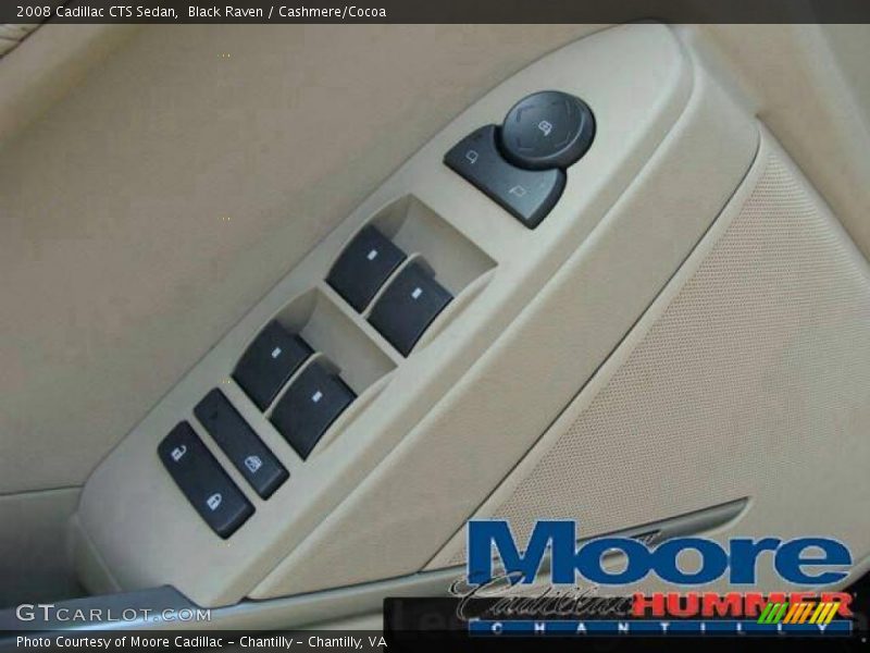 Black Raven / Cashmere/Cocoa 2008 Cadillac CTS Sedan