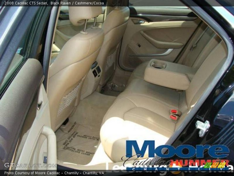 Black Raven / Cashmere/Cocoa 2008 Cadillac CTS Sedan