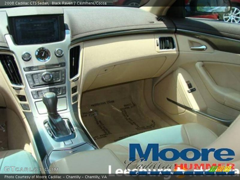 Black Raven / Cashmere/Cocoa 2008 Cadillac CTS Sedan
