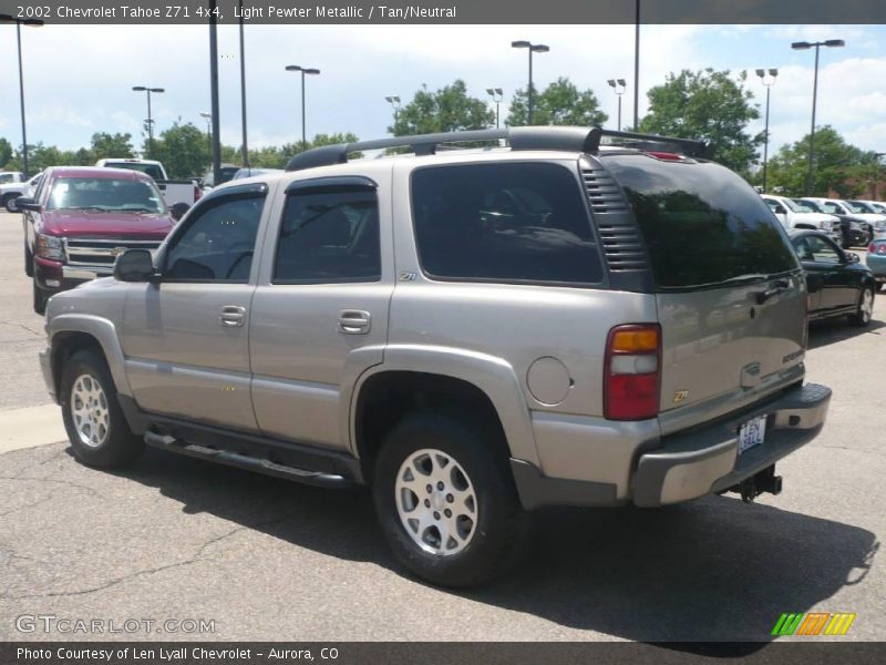 Light Pewter Metallic / Tan/Neutral 2002 Chevrolet Tahoe Z71 4x4