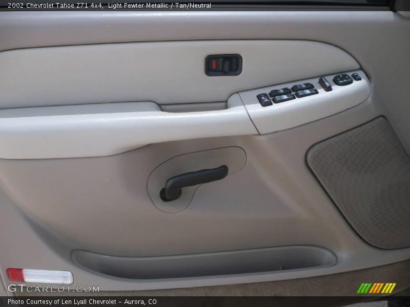 Light Pewter Metallic / Tan/Neutral 2002 Chevrolet Tahoe Z71 4x4
