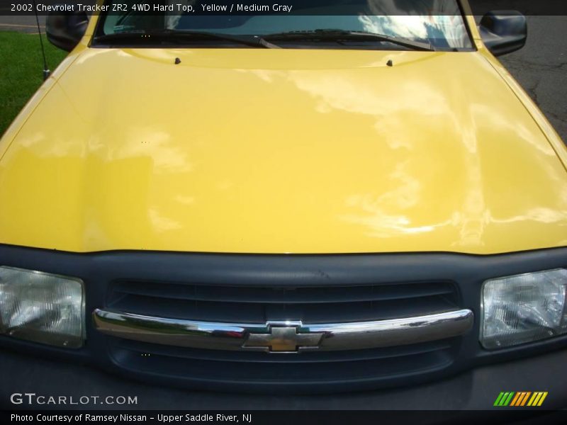 Yellow / Medium Gray 2002 Chevrolet Tracker ZR2 4WD Hard Top