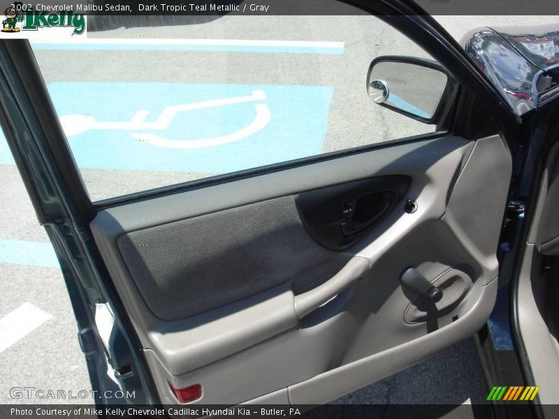 Dark Tropic Teal Metallic / Gray 2002 Chevrolet Malibu Sedan