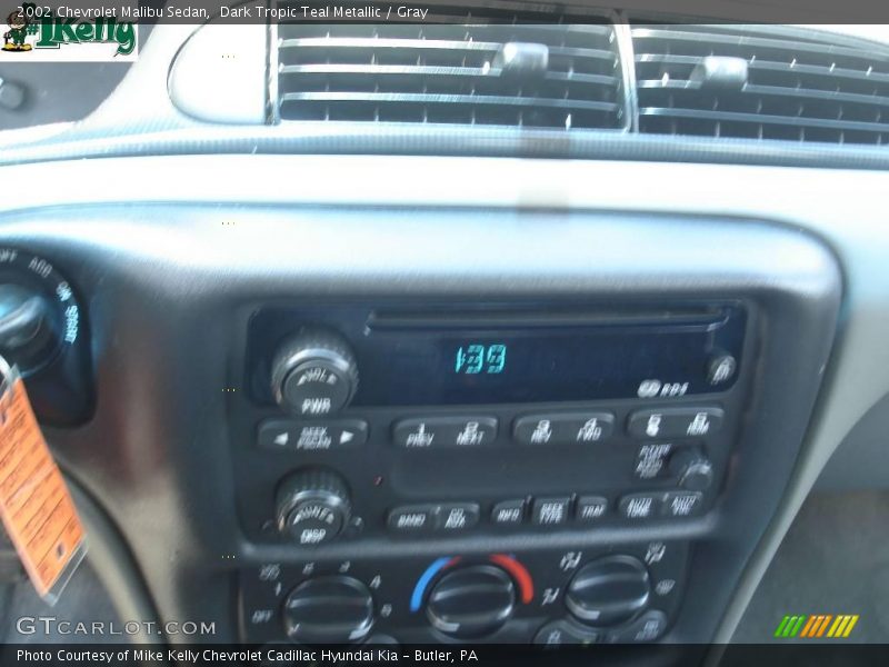 Dark Tropic Teal Metallic / Gray 2002 Chevrolet Malibu Sedan