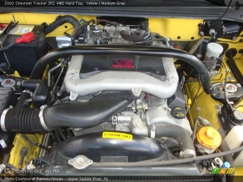 Yellow / Medium Gray 2002 Chevrolet Tracker ZR2 4WD Hard Top