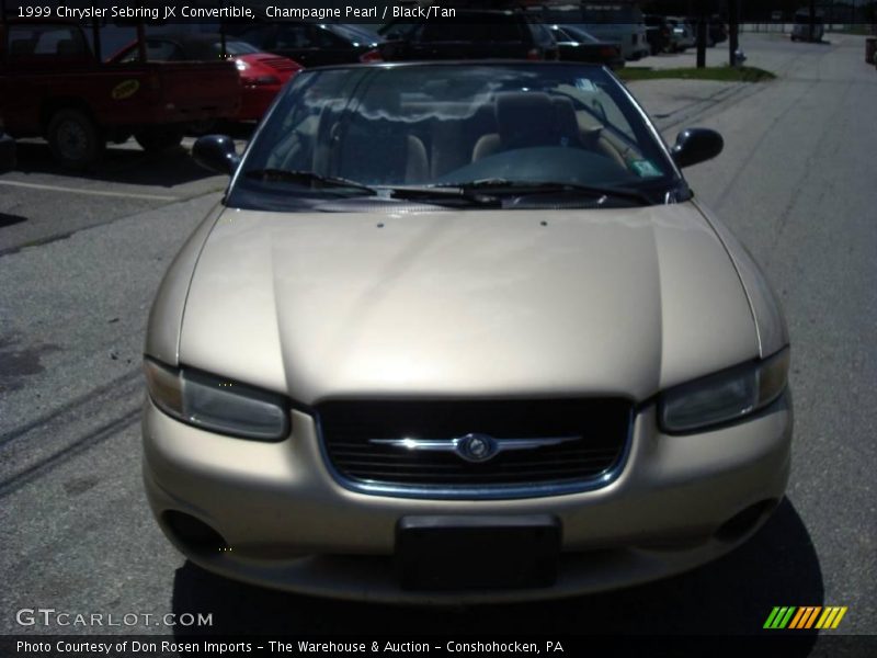 Champagne Pearl / Black/Tan 1999 Chrysler Sebring JX Convertible