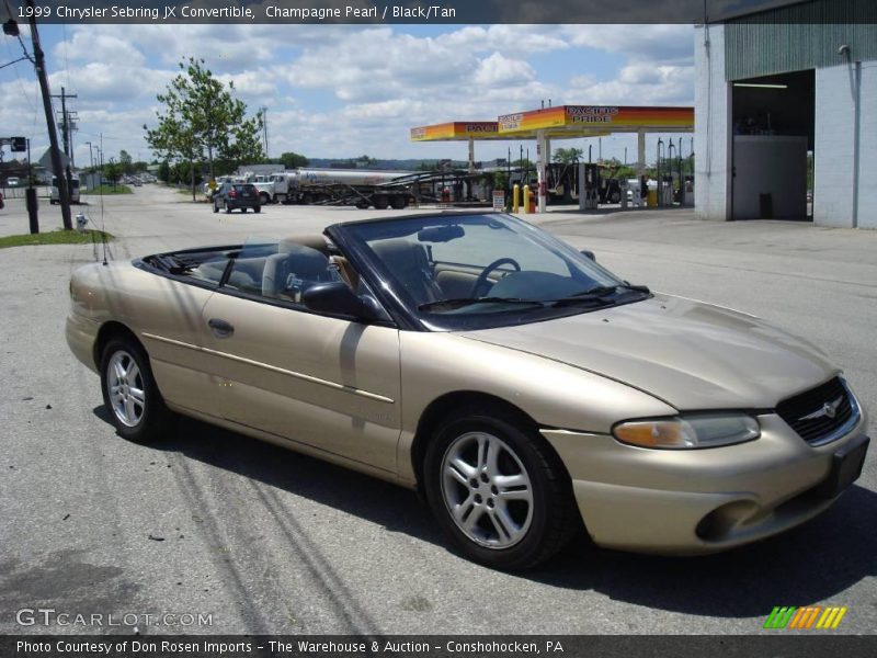 Champagne Pearl / Black/Tan 1999 Chrysler Sebring JX Convertible