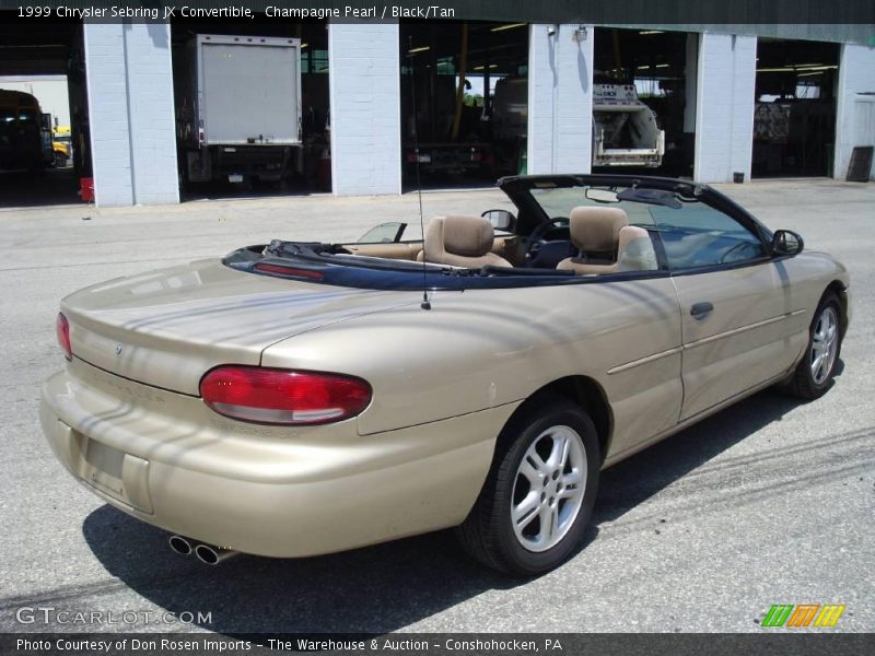 Champagne Pearl / Black/Tan 1999 Chrysler Sebring JX Convertible