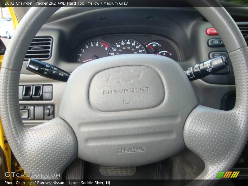 Yellow / Medium Gray 2002 Chevrolet Tracker ZR2 4WD Hard Top