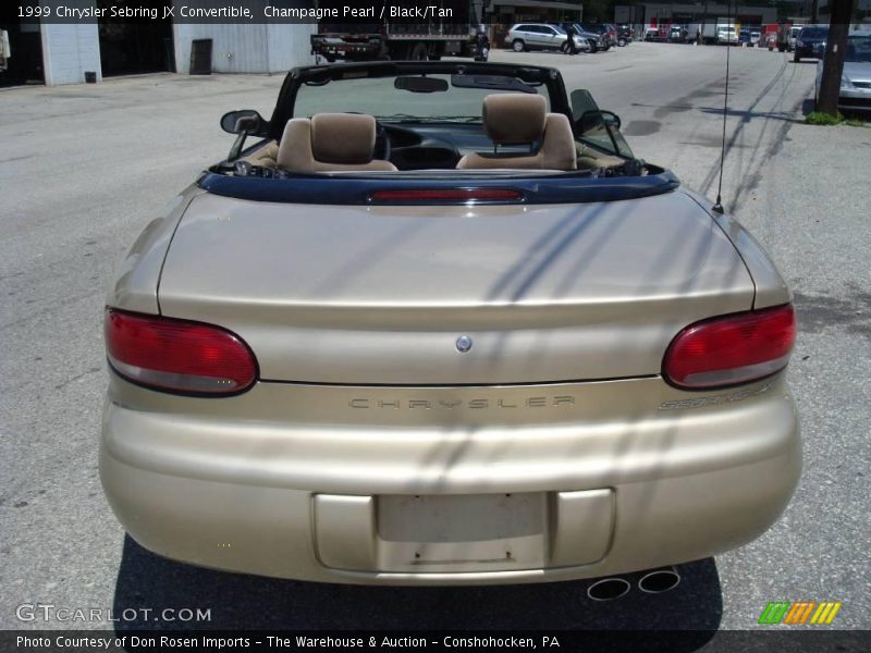 Champagne Pearl / Black/Tan 1999 Chrysler Sebring JX Convertible