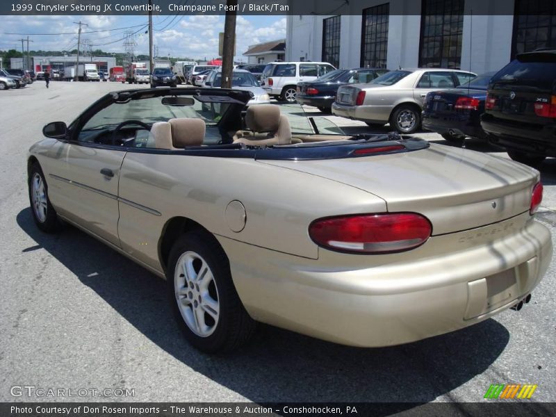 Champagne Pearl / Black/Tan 1999 Chrysler Sebring JX Convertible
